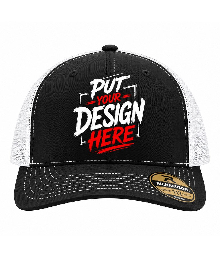 Richardson 112 Trucker Hat – Structured Mesh Back Snapback Cap