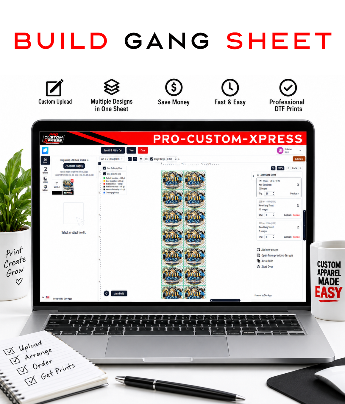 Build Your Own DTF Gang Sheet