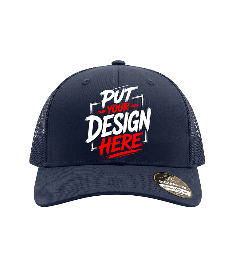Richardson 112 Trucker Hat – Structured Mesh Back Snapback Cap